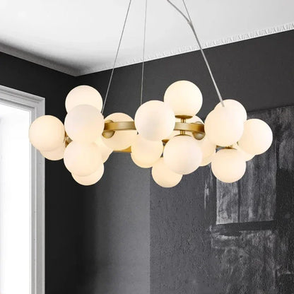 DecorBites™ Glass Ball LED Pendant Lights for Home Decor and Luminaires
