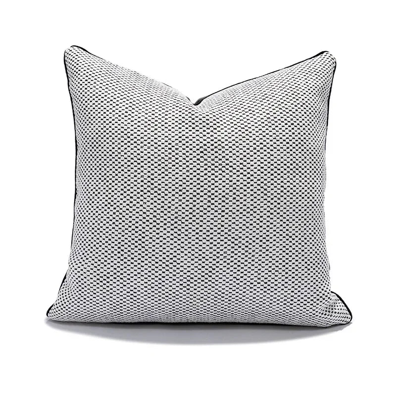 Decorbites™ Geometrisches Elefanten-Chenille-Kissenbezug, Weiches Franzen-Kissenbezug, Heimdekoration