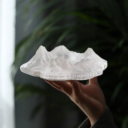 Decorbites™ Eisberg-Glas-Dessertteller: Künstlerisches französisches Club-Tischgeschirr