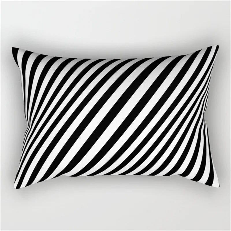 Decorbites™ Geometrisches Wellenlinien-Taljen-Kissenbezug-Set