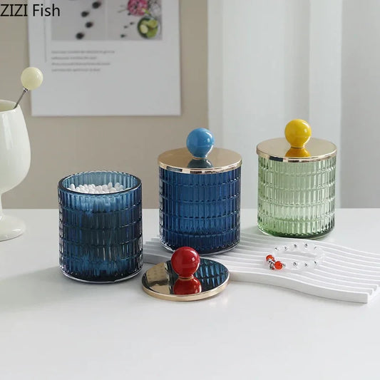 Decorbites™ Glas-Teedose mit Keramik-Kugeldeckel