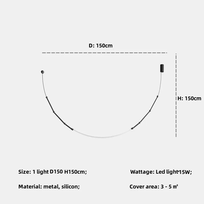 Decorbites™ Bambus-Hängeleuchten: Nordische Loft-Treppen-LED-Lampen für minimalistisches Dekor