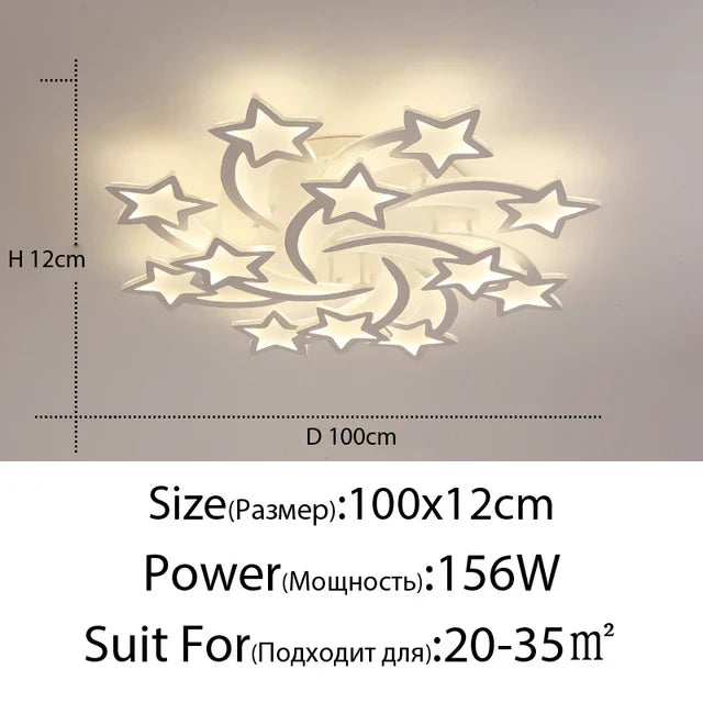 Decorbites™ LED-Acrylichtkronleuchter mit Fernbedienung für Innenbeleuchtung im Haus