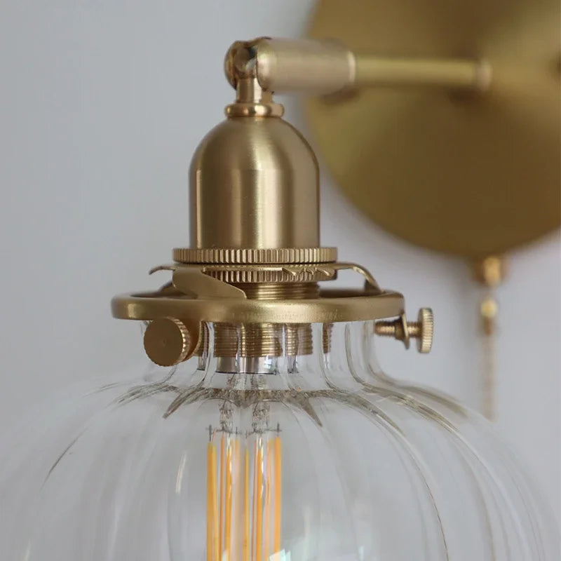 Decorbites™ Glas-Kugeln-Wandleuchte Moderne Wandlampe Treppenlicht für Schlafzimmer Badezimmer Spiegel