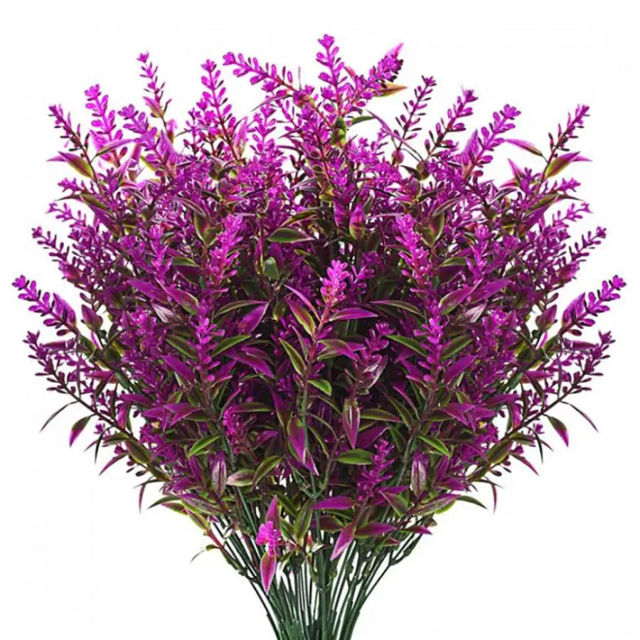 DecorBites™ Lavender Grass Plastic Flowers for Home Décor & DIY Photography