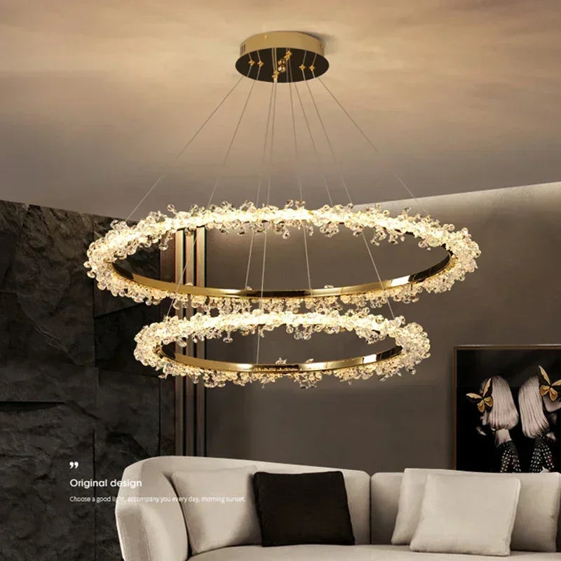 Decorbites™ Kristallanhänger-Lüster Moderne Luxus-Innenraumdekoration Beleuchtung