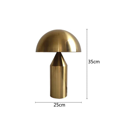 DecorBites™ Iron Mushroom Table Lamp: Minimalist Nordic Design for Home Decor & Lighting