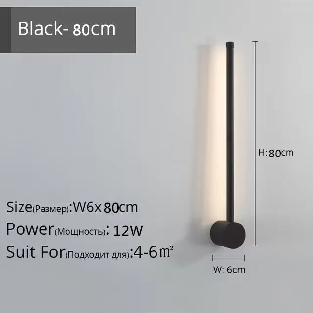 DecorBites™ Creative Staircase Wall Lights: LED Strip Wall Lamp for Living Room