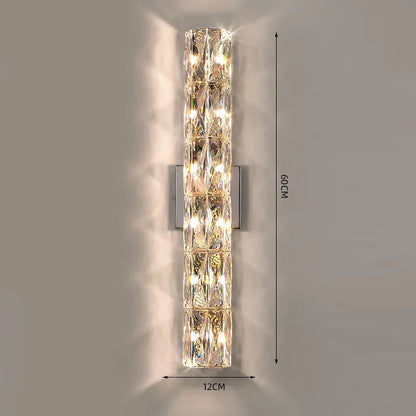 DecorBites™ Crystal Wall Light: Luxury Nordic Style for Living Room & Bedroom