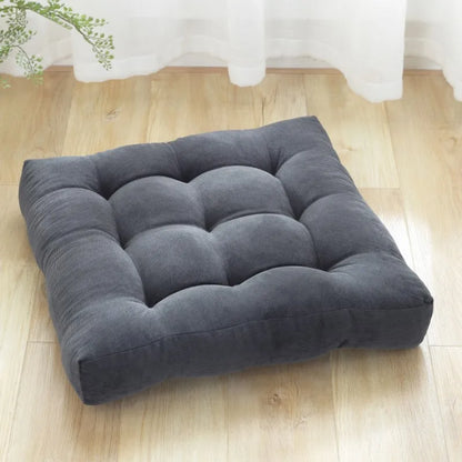 DecorBites™ Inyahome Square Floor Pillow Thick Cushion for Meditation, Yoga, Outdoor, Office