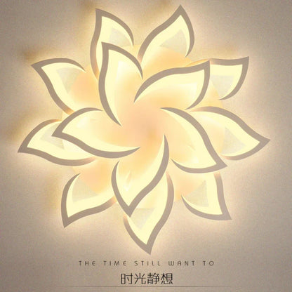 Decorbites™ Lotus-Lüster: Moderne LED-Deckenleuchte für Zuhause, Wohnzimmer, Schlafzimmer.