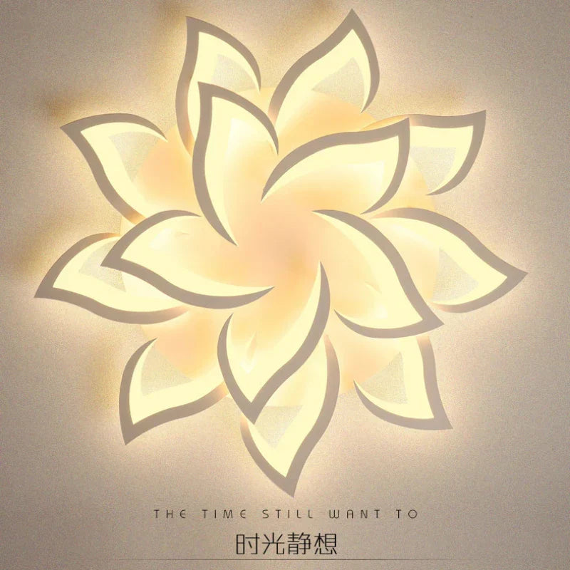 Modern Lotus LED Chandelier