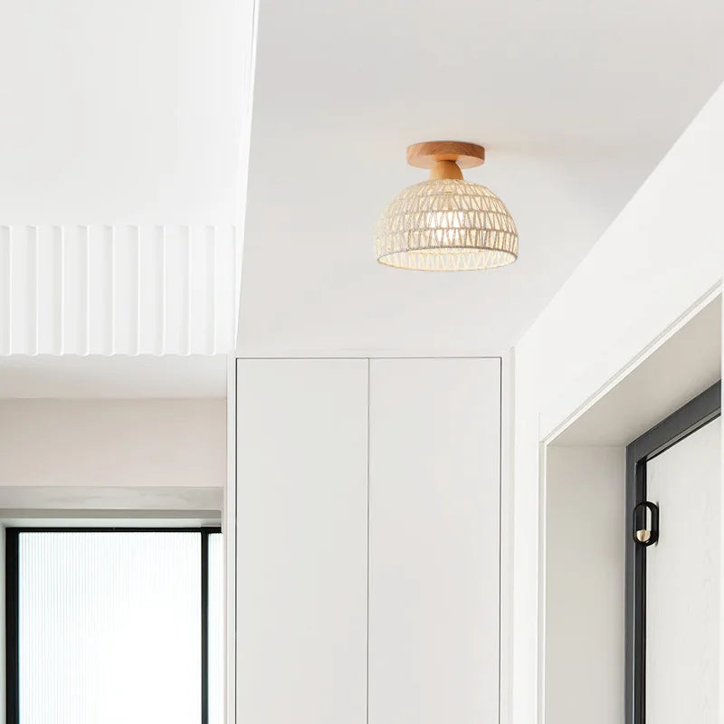 Decorbites™ LED Flechtwerk-Holz-Deckenleuchten Moderner Stil Flur Nordische Leuchte