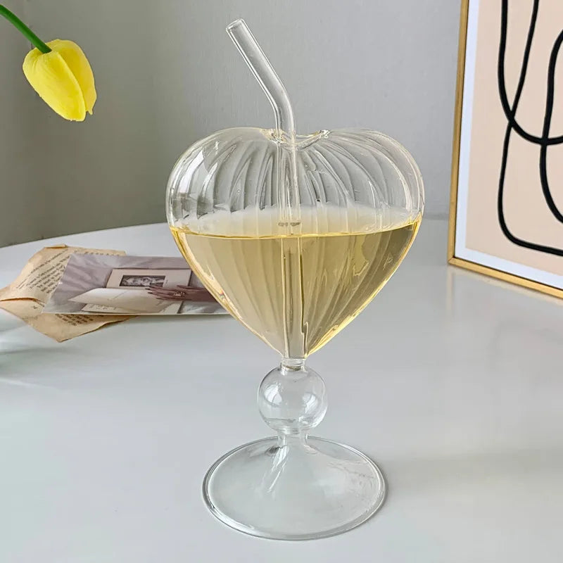 Glass Globe Wine Glasses Set