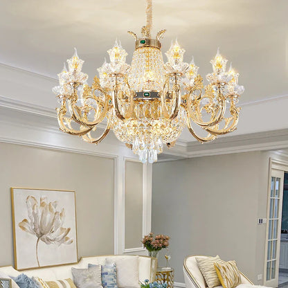 Decorbites™ Kristall-Esszimmer-Lüster – Elegante Zinklegierung Kerzenlampe
