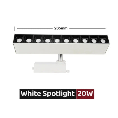 DecorBites™ 30W LED Linear Grille Track Spotlights for Living Room and Store Track Lighting