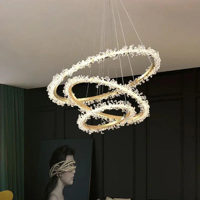 Decorbites™ Kristallanhänger-Lüster Moderne Luxus-Innenraumdekoration Beleuchtung