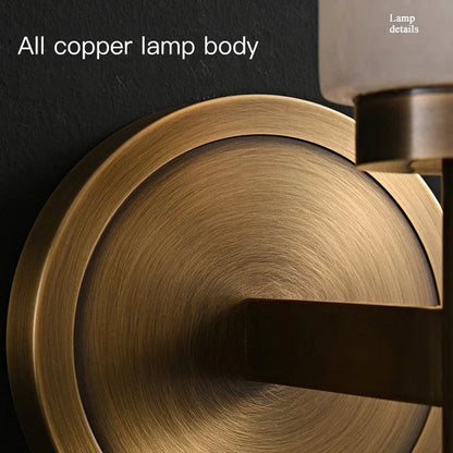 DecorBites™ Elegant Marble Copper Wall Sconce for Living Room and Bedroom Lighting