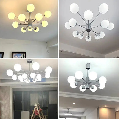 Decorbites™ Glas-Kugeln-LED-Deckenleuchter für modernes Wohnzimmer und Schlafzimmer