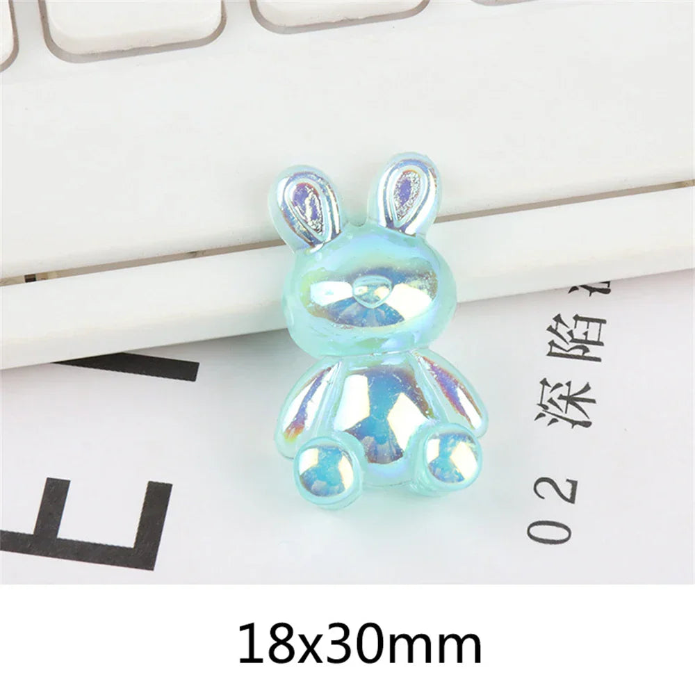 DecorBites™ Kawaii Rabbit Resin Cabochon for Scrapbooking and DIY Crafts