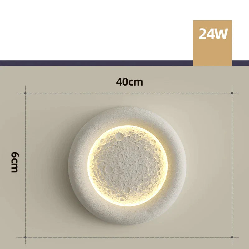 Decorbites™ Creme Brise Mond-Deckenleuchte: Einfaches, warmes Licht für das Schlafzimmer und das Arbeitszimmer