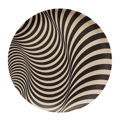 Decorbites™ Koreanischer Stil Rundes Essensgeschirr aus Bambusfaser für Desserts, Früchte und Kuchen