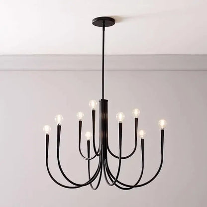Decorbites™ Goldene Kronleuchter: Moderne nordische Metall-LED-Beleuchtung für Wohnzimmer, Küche und Restaurant