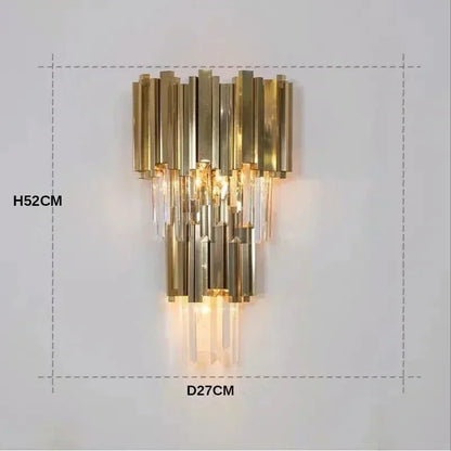 DecorBites™ Crystal Art LED Ceiling Chandelier: Luxury Living Room Round Lamp
