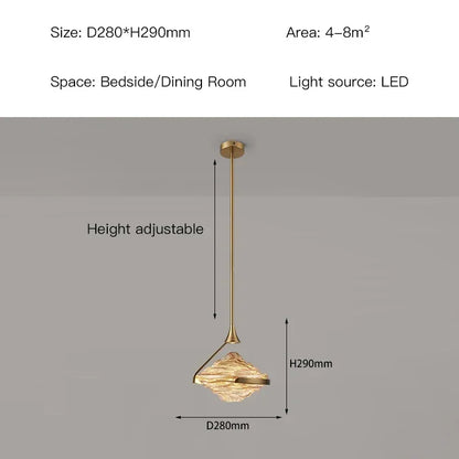 Decorbites™ Gold LED Anhängerlampe: Moderner Luxusstil für Schlafzimmer, Wohnzimmer, Esszimmer