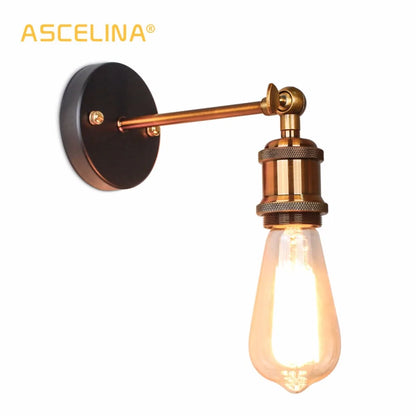 Decorbites™ Industrielle Vintage Messing Wandlampe - Loft Retro Innenleuchten für Schlafzimmer Balkon