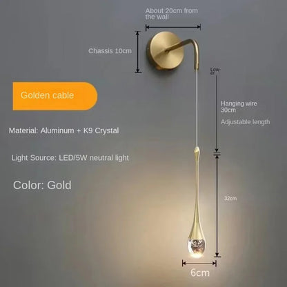 DecorBites™ Crystal Bubble Pendant Chandelier for Dining Room Bedroom Restaurant Bar