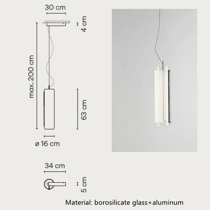 Decorbites™ Glas-Zylinder-Leuchter: Elegante Innenbeleuchtung für Wohnzimmer & Esszimmer