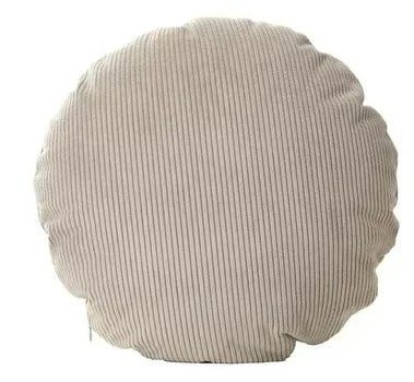 Decorbites™ Kordstoff-Rund-Kissenbezug 60x60 cm - Einfarbiges Streifenmuster für Sofa