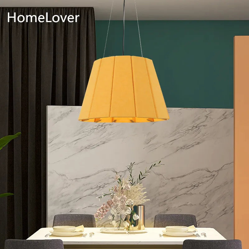 Decorbites™ Echo Gefiltrte Pendelleuchte: Nordischer Stil, kreatives Design, farbiger Lampenschirm, Beleuchtung für Wohnzimmer & Esszimmer