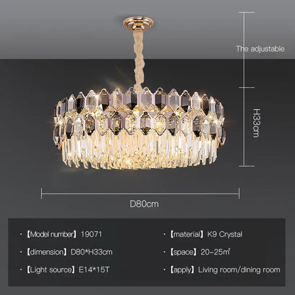 Decorbites™ Kristall-Leuchter: Postmoderne Wohnzimmer-Esszimmer-Schlafzimmer-Lampe, Luxus & Kreativ