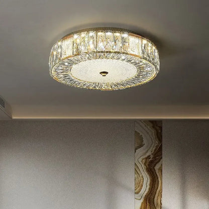 Decorbites™ Goldener Kristall-Deckenleuchter: Moderne Luxus-LED-Leuchte für das Wohnzimmer