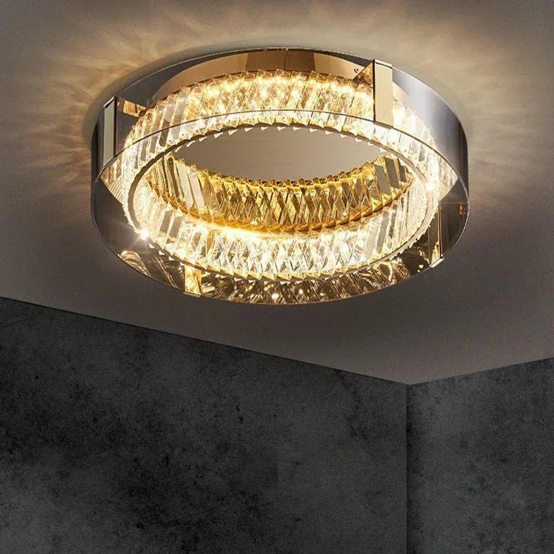 Decorbites™ Kristall-LED-Deckenleuchter dimmbar luxuriöse moderne Raumdekoration Schlafzimmerleuchte