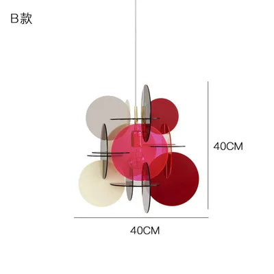 Decorbites™ LED-Akryl-Hängeleuchten: Nordisch kreativer Spleiß, Bunt für Wohnzimmer & Kinderzimmer