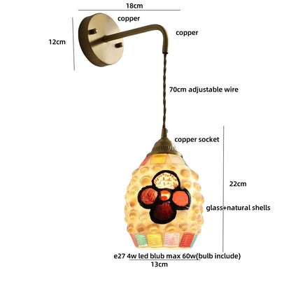 Decorbites™ Glas-Schale LED-Wandleuchten: Modernes, farbenfrohes, nordisches Design