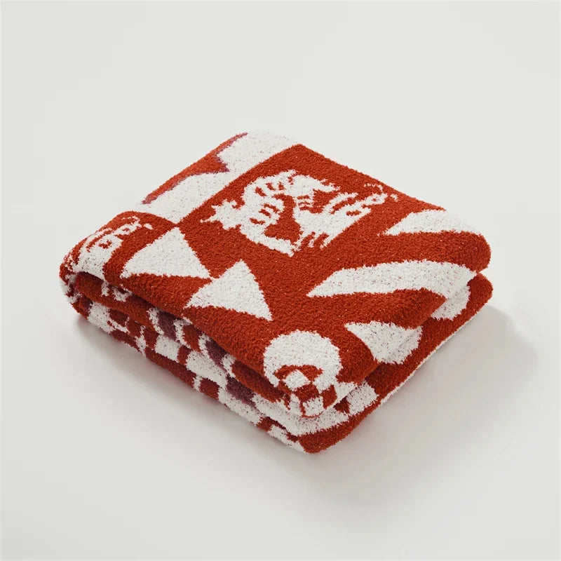 DecorBites™ Knitted Blanket Throws 120x150cm
