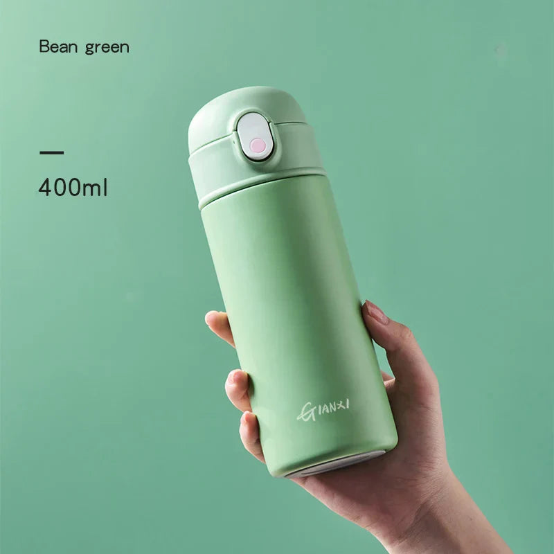 DecorBites™ Insulated 316 Stainless Steel Thermos Bottle - Keeps Drinks Hot/Cold - Stylish & Portable
