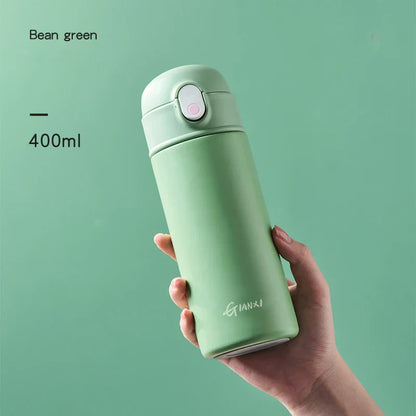 DecorBites™ Insulated 316 Stainless Steel Thermos Bottle - Keeps Drinks Hot/Cold - Stylish & Portable