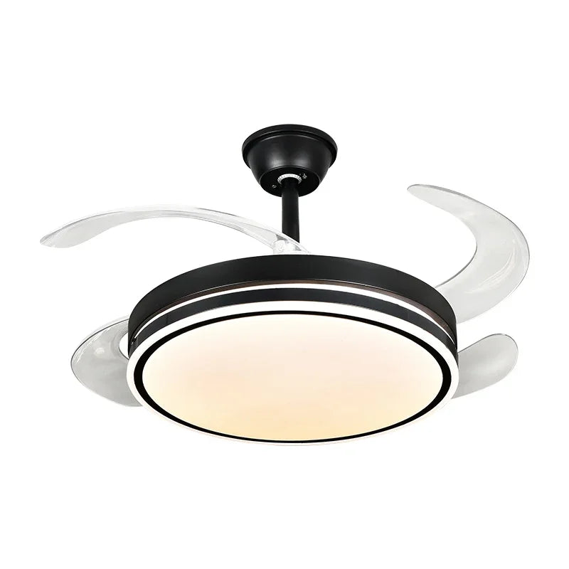 Silver Modern Ceiling Fan