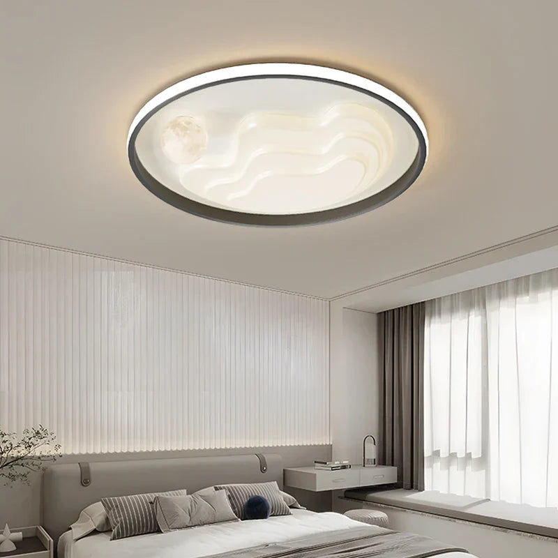 White Modern LED Chandelier