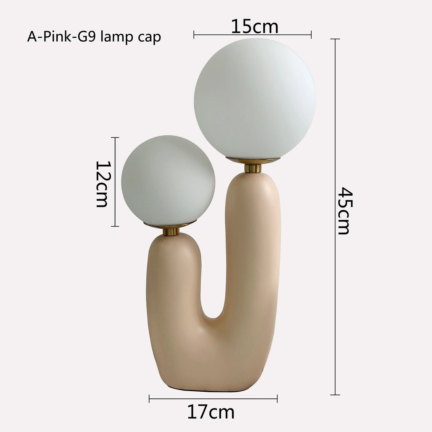 Decorbites™ Doppelt Frostiertes Glas-Kugelleuchte für Schlafzimmer- und Wohnzimmerbeleuchtung