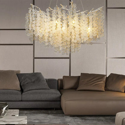 Decorbites™ Gold-Geldbaum-Kristall-Leuchter für Schlafzimmer Wohnzimmer Esszimmer Luxusbeleuchtung