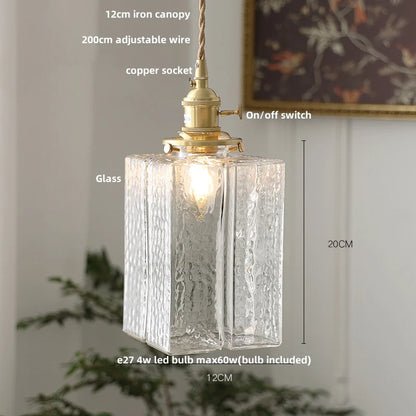 Decorbites™ Eiswürfel-Glas-LED-Hängeleuchte Moderne Heimdekoration Hängelampe