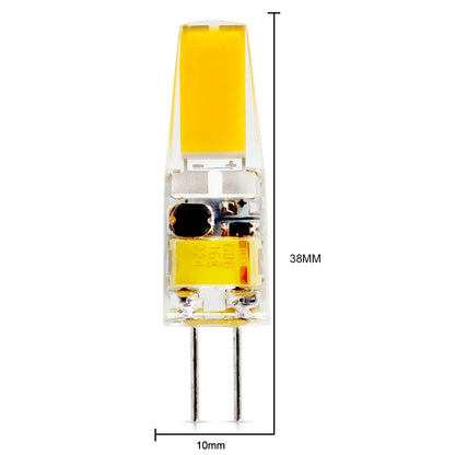 DecorBites™ Dimmable G4 12V LED Bulb 3W, 360° Light Angle Replacement for Halogen Lamps