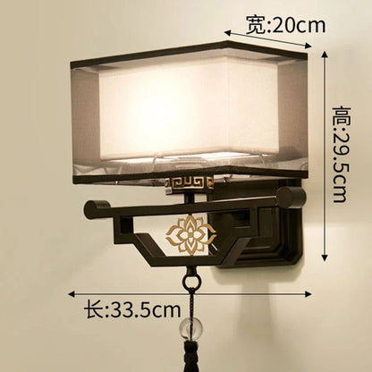 Decorbites™ Elegante Stoff-Wandleuchte für Wohnzimmer und Schlafzimmer, moderne LED-Beleuchtung