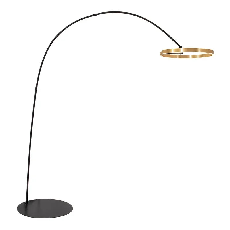 Decorbites™ Große Dimmbare Goldene Kupferne Schwarze LED Stehlampe für Wohnzimmer und Hotel